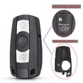 thumbnail image 1 of KEYYOU Remote Car Key Shell 3 Button Case Styling Cover Fob For BMW 1 3 5 6 Series E90 E91 E92 E60 E70 E71 E72 E82 E87 E88 E89, 1 of 7