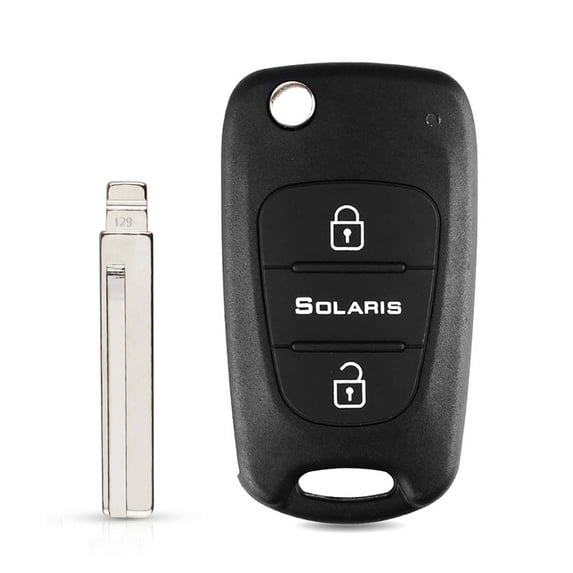 KEYYOU Remote Key Shell For Hyundai I20 I30 IX35 I35 Accent Kia Picanto Sportage K5 3 Buttons Flip Folding Remote Key Case