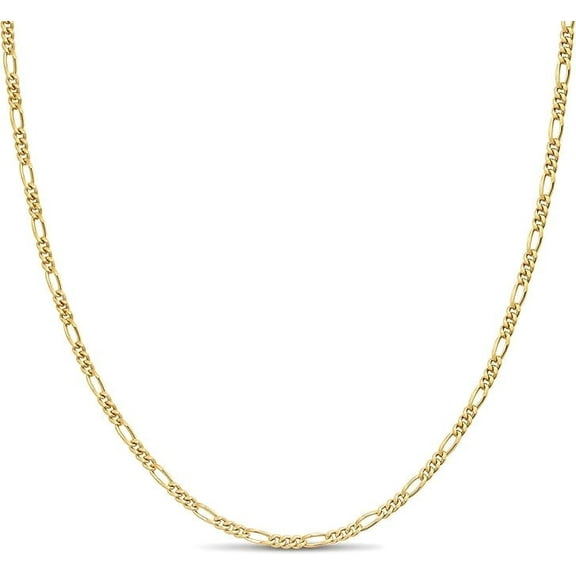 Kezef 18k Gold Plated 2mm Sterling Silver Singapore Popcorn Necklace 14-42 Inch – Italian Jewelry