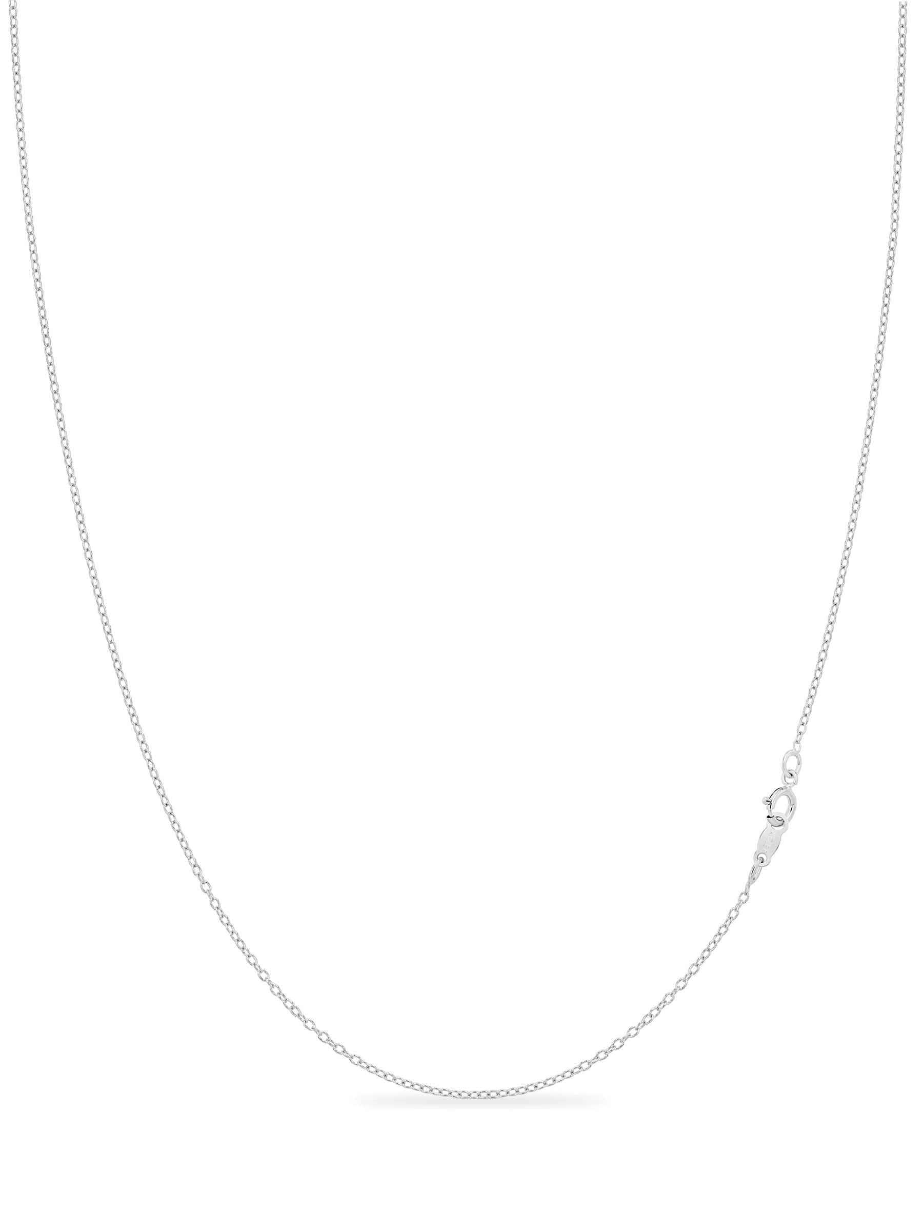 Kezef Silver Chain Necklace for Women, 925 Sterling Silver 1mm - Main Image