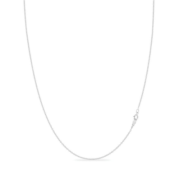 KEZEF Creations Sterling Silver 12 Inch 1.3mm Fine Italian Cable Chain Necklace for Women