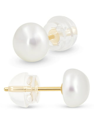  PAVOI Freshwater Cultured Pearl Earrings Leverback Dangle Studs  - Handpicked AAA Quality - 10mm: Clothing, Shoes & Jewelry