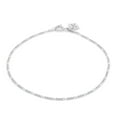 thumbnail image 1 of Kezef Sterling Silver 1.5mm Figaro Chain Bracelet - Solid Bracelet Chain 9 inches - Italian 925 Sterling Silver Jewelry Bracelets - Sterling Silver Chains for Men Women, 1 of 8