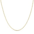 thumbnail image 1 of Kezef 1.5mm Sterling Silver Figaro Chain Necklace 30 Inch – Italian Gold Plated Jewelry, 1 of 8
