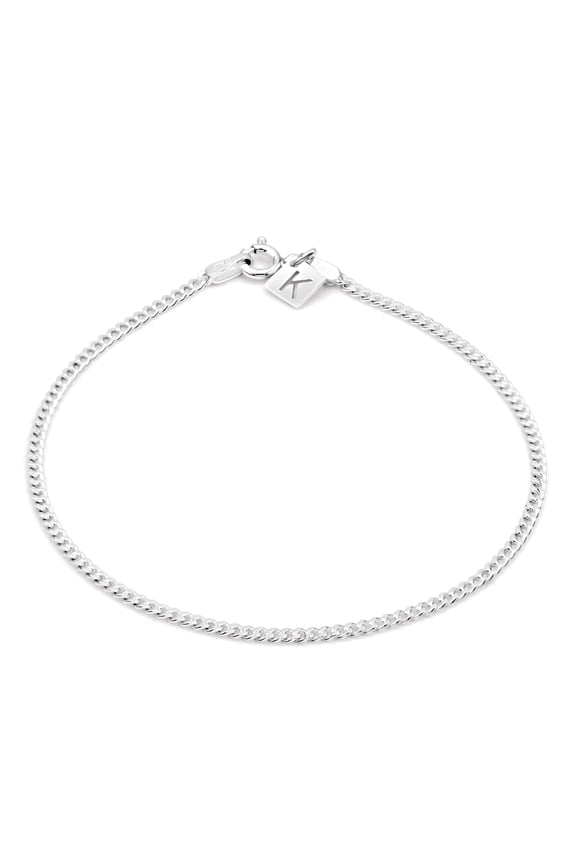 1.8mm Sterling Silver Cuban Curb Chain Anklet 10 Inch – Unisex Jewelry