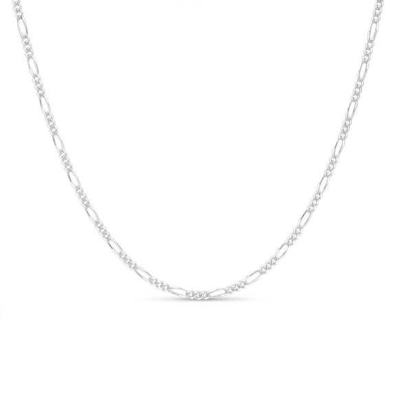 Kezef Sterling Silver Figaro Chain Necklace for Men or Women Hypoallegenic 28 inch