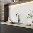 thumbnail image 1 of Bothwa Home KF-SL023-MB 19-Inch Talia Kitchen Faucet in Matte Black Finish, 1 of 7