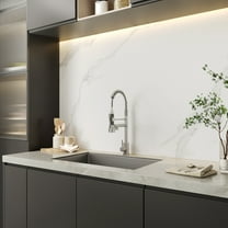 Bothwa Home KF-YQ605-BN 19-Inch Enzoh Kitchen Faucet in Brushed Nickel Finish