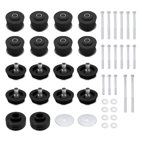 KF04060BK Polyurethane Body Frame Cab Mounts Bushing Cushion Kit M04060 For Ford