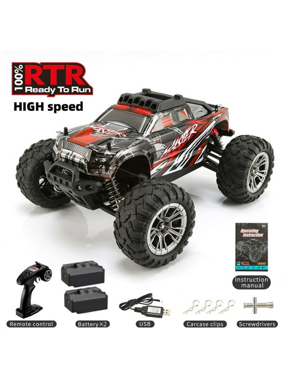 KF11 1/16 Remote Control Car with 33km/h High-speed,4WD RC Truck 2.4Ghz Off-Road Vehicle Gift for Kids and Adults