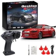 KF20 164 Remote Control Car 2.4GHz RC Cars 4WD Drift Mini Racing Model Vehicle Toy with LED Lights for Adults Boys Girls Kids Gift