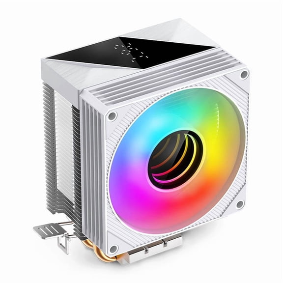 KF200 CPU Cooler ARGB Quiet Fan 2 Heat Pipes Air Radiator for FM1/FM2/AM2/AM3/AM4/AM5 PC Processor Heatsink Cooler