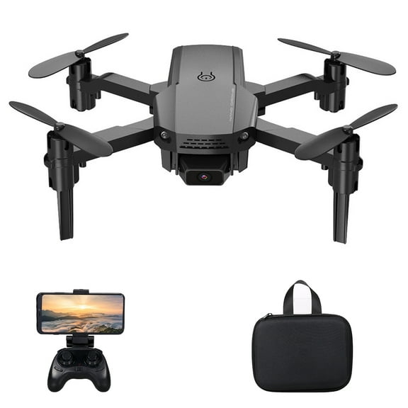 KF611 RC Drone with Camera 4K Mini Foldable Quadcopter Indoor Toy for Kids with Function Trajectory Flight Headless Mode 3D Flight Auto Hover with Bag
