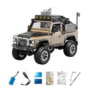 KF90 1/12 Scale RC Rock Crawler for Adults, 2.4G 4WD Full Proportional Control Carbon Brush Off-Road RC Monster Truck with Adjustable Waterproof LED Lights - RTR