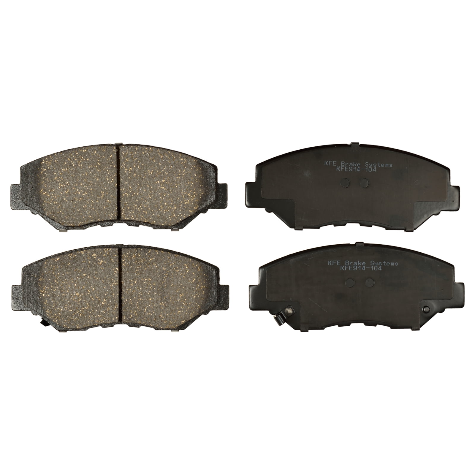 KFE Brake Systems Premium Ceramic Disc Brake Pad Front Set Quiet