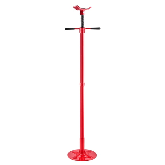 KFFKFF 1/2 Ton Capacity Underhoist Support Stand, Adjustable Height 54.02" to 83.86", Spin Handle with Bearings, Self-Locking Threaded Screw, Ideal for Vehicle Component Support