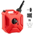 thumbnail image 1 of KFFKFF 1.3 Gallon Fuel Container with Spout and Lockable Bracket, 15 L/min Flow Rate, Secure and Leak-Resistant Design, Portable Flat Fluid Storage for Cars, Motorcycles, ATVs, and UTVs, Red, 1 of 9