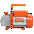 thumbnail image 1 of KFFKFF 1/5 HP Single Stage Vacuum Pump, 3.5 CFM, 120V AC Air Conditioning Vacuum Pump, 1/4" SAE Male 1/2" ACME Male Inlet, for HVAC Repair, Refrigeration Servicing, Resin Degassing, 1 of 9