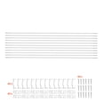 thumbnail image 1 of KFFKFF 10-Pack 6.6 ft/2M U-Shaped LED Aluminum Channel with Frosted Cover, End Caps, and Mounting Clips, Aluminum Profile for LED Strip Lighting, Simple Installation, Ideal for Cabinet, 1 of 9