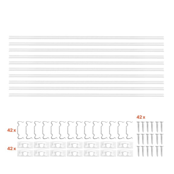 KFFKFF 10-Pack 6.6 ft/2M V-Shape LED Aluminum Channel with Milky Cover, End Caps, and Mounting Clips, Aluminum Profile for LED Strip Light Installations, Ideal for Under Cabinet and Counter Lighting