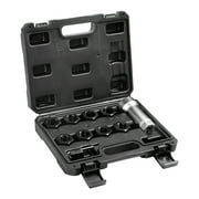 KFFKFF 10-Pc Axle Spindle Thread Repair Kit, Includes Metric M20 M22 M24 & UNF 13/16" 3/4" Sizes, Rethreading Set with Extension Bar, Hex Key & Carry Case, Ideal for Fixing Axle Threads