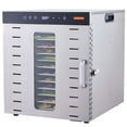 thumbnail image 1 of KFFKFF 10 Tray Food Dehydrator Machine - Stainless Steel, 1000W, Ideal for Drying Jerky and Fruit, 1 of 9