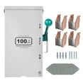 thumbnail image 1 of KFFKFF 100A Power Switch for Generators, 24000W Hand-Operated Switch, Robust Double-Throw Energy Transfer Switch 120/240V, Compliant with NEMA 3R Guidelines, Suitable for Outdoor, Indoor, 1 of 9