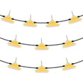thumbnail image 1 of KFFKFF 100FT Building Illumination, 150W 15000LM, Set of 10 Work Lights, 5000-5500K, IP65 Water-Resistant, Includes Suspension Hooks, Suitable for Job Site, Temporary Indoor & Outdoor Lighting, 1 of 9
