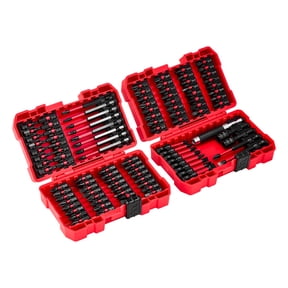 KFFKFF 101-Piece Screwdriver Bit Set with Magnetic Phillips, Pozidriv, Slotted, Square, Torx, Hex Bits, Hex Nut Sockets, Extension Rod, Durable S2 Alloy Steel, Blackened Finish, Includes Storage Case