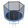 thumbnail image 1 of KFFKFF 10FT Outdoor Trampoline with Safety Enclosure, ASTM Certified, Durable Design, 330 lbs Weight Limit, Rust-Resistant Recreational Trampoline for Backyard Fun for Kids and Adults, 1 of 9