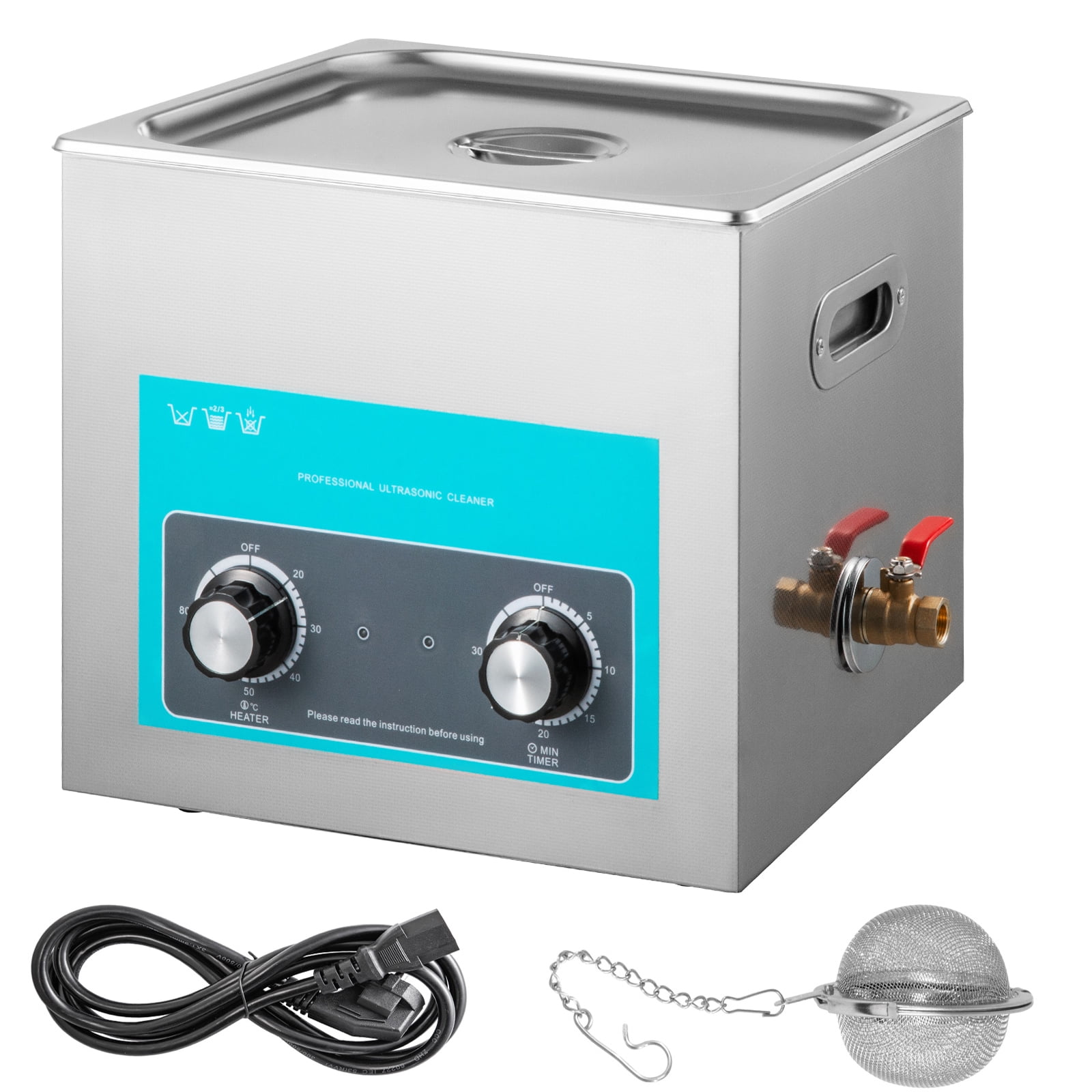 Magnasonic Ultrasonic Cleaner, 20oz Stainless Steel Tank, Digital Timer, 5 Cleaning Modes Ultrasonic Jewelry Cleaner Jewelry Eyeglasses Watches Dentures