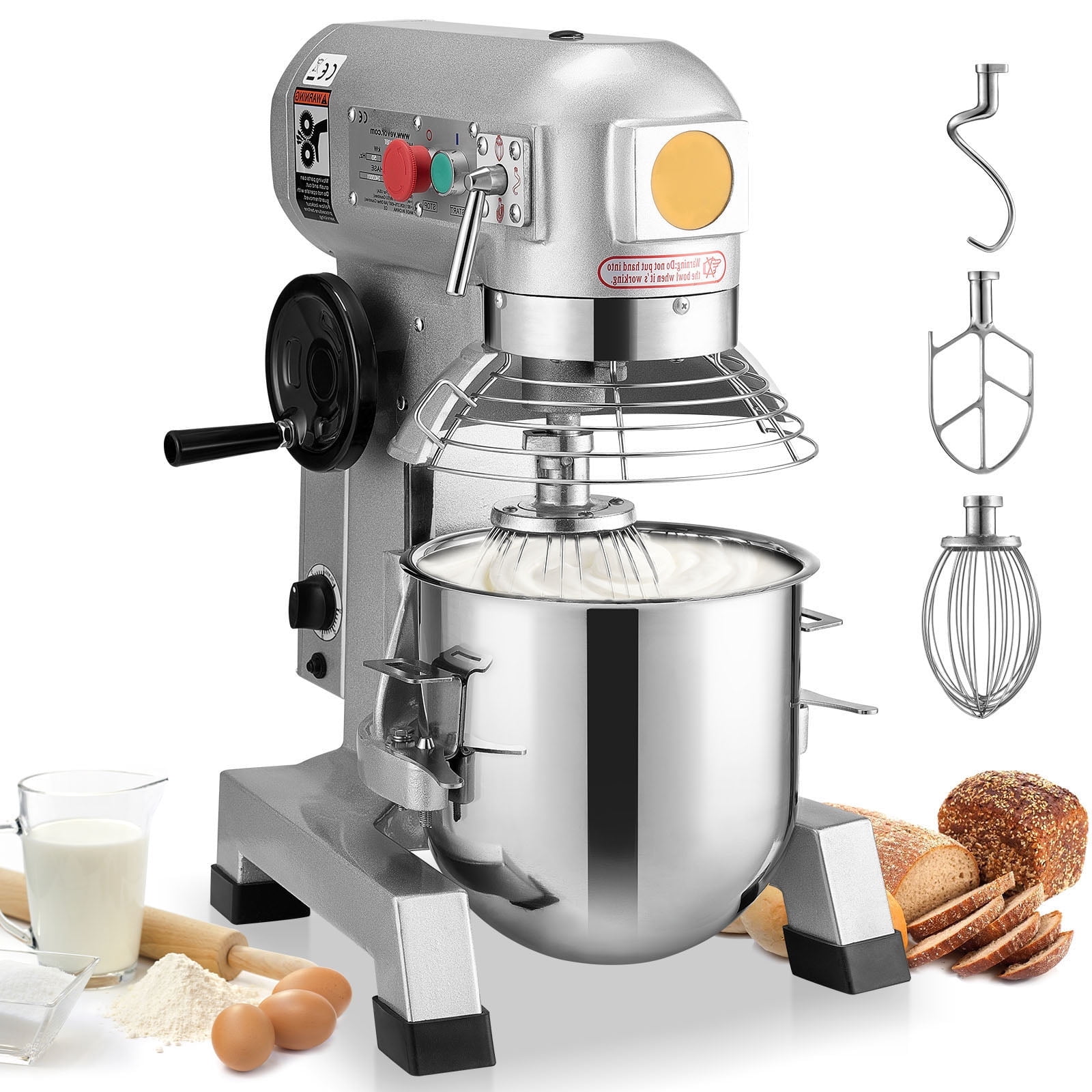 KFFKFF 10Qt Commercial Food Mixer