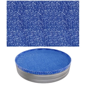 KFFKFF 10ft Round Overlap Pool Liner, Heavy-Duty Vinyl for 27.5 in Wall Height, Easy Installation with Leak-Resistant Patches, Suitable for Steel-Sided Above-Ground Pools, Outdoor Use