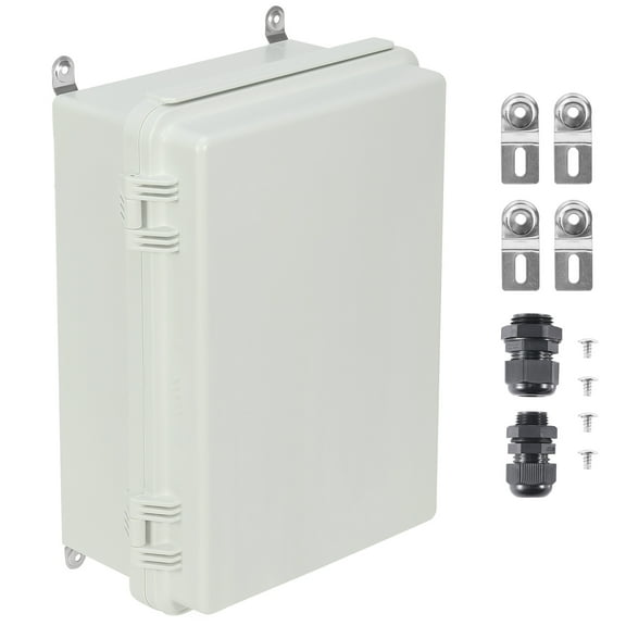 KFFKFF 11.81x7.87x7.08 in Outdoor Junction Box ABS Plastic Electrical Fence