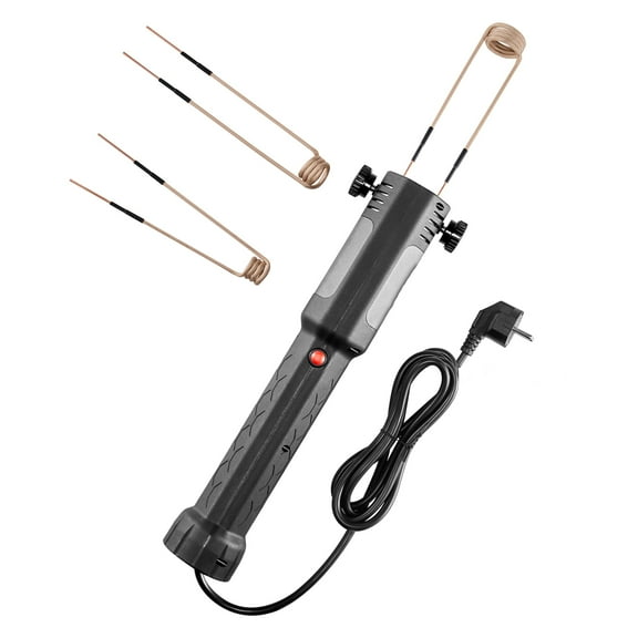 KFFKFF 1100W Induction Heater Bolt Remover, 110V Magnetic Heating Tool, Handheld Nut Heating Device for Rusted Screw Extraction, Automotive Repair Equipment with 3 Coils