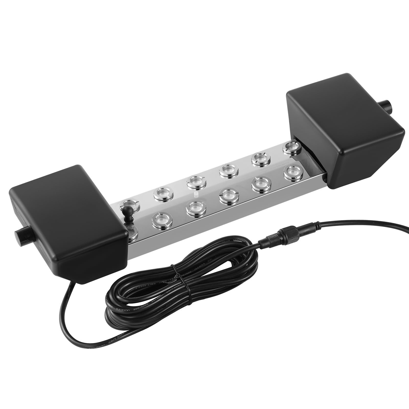 12-Head Stainless Steel Ultrasonic Mist Maker with Adjustable Float