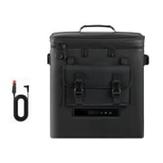 KFFKFF 12 Volt Portable Refrigerator, 13.7 QT/13L Car Cooler with Compressor, Electric Freezer for 12V/24V DC, Adjustable Temperature Range from 21  to 50  -6  to 10 , Ideal for Trucks, Vans, RVs