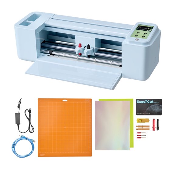 KFFKFF 12-inch Vinyl Cutting Machine with Touchscreen Control, Includes 5000+ Design Resources, Compatible with Mac, Windows, Android, and iOS, Ideal for Crafting, Card Making,and Decorative Projects