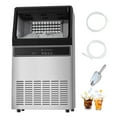 thumbnail image 1 of KFFKFF 120lbs/24H Business Ice Production Unit, 33lbs Holding Capacity Ice Generator with Drainage Pump, 55 Ice Squares in Quarter Hour, LED Numeric Screen Standalone Self-Purifying, 1 of 9