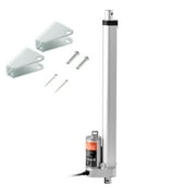 KFFKFF 12V Linear Actuator, 12 Inch with 330lbs/1500N Load Capacity, 0.19"/s Linear Movement Actuator, with Mounting Bracket and IP54 Protection