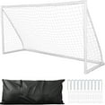 thumbnail image 1 of KFFKFF 12x6 ft Portable Soccer Goal Net Adult Kids Outdoor Soccer Training Frame Soccer Net Carry Bag Backyard Training, 1 of 9
