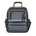 thumbnail image 1 of KFFKFF 13.2-Inch Tool Bag with 34 Pockets, Portable Organizer with Hard Plastic Base, Durable Zipper, Adjustable Shoulder Strap, Ideal for Tool Storage and Easy Carrying, 1 of 9