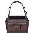 thumbnail image 1 of KFFKFF 13-Inch Tool Bag with 45 Pockets, Open Top Design for Tool Organization, Electrical Maintenance Storage Bag with Handle and Adjustable Shoulder Strap, Portable Toolbox for DIY, 1 of 9