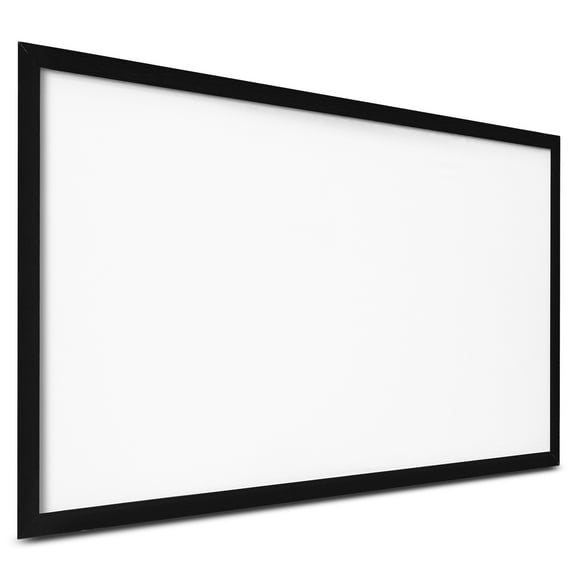 KFFKFF 130 inch Projector Screen Fixed Frame 16:9 Movie Screen Fixed Frame 3D Projector Screen for 4K HDTV Movie Theater