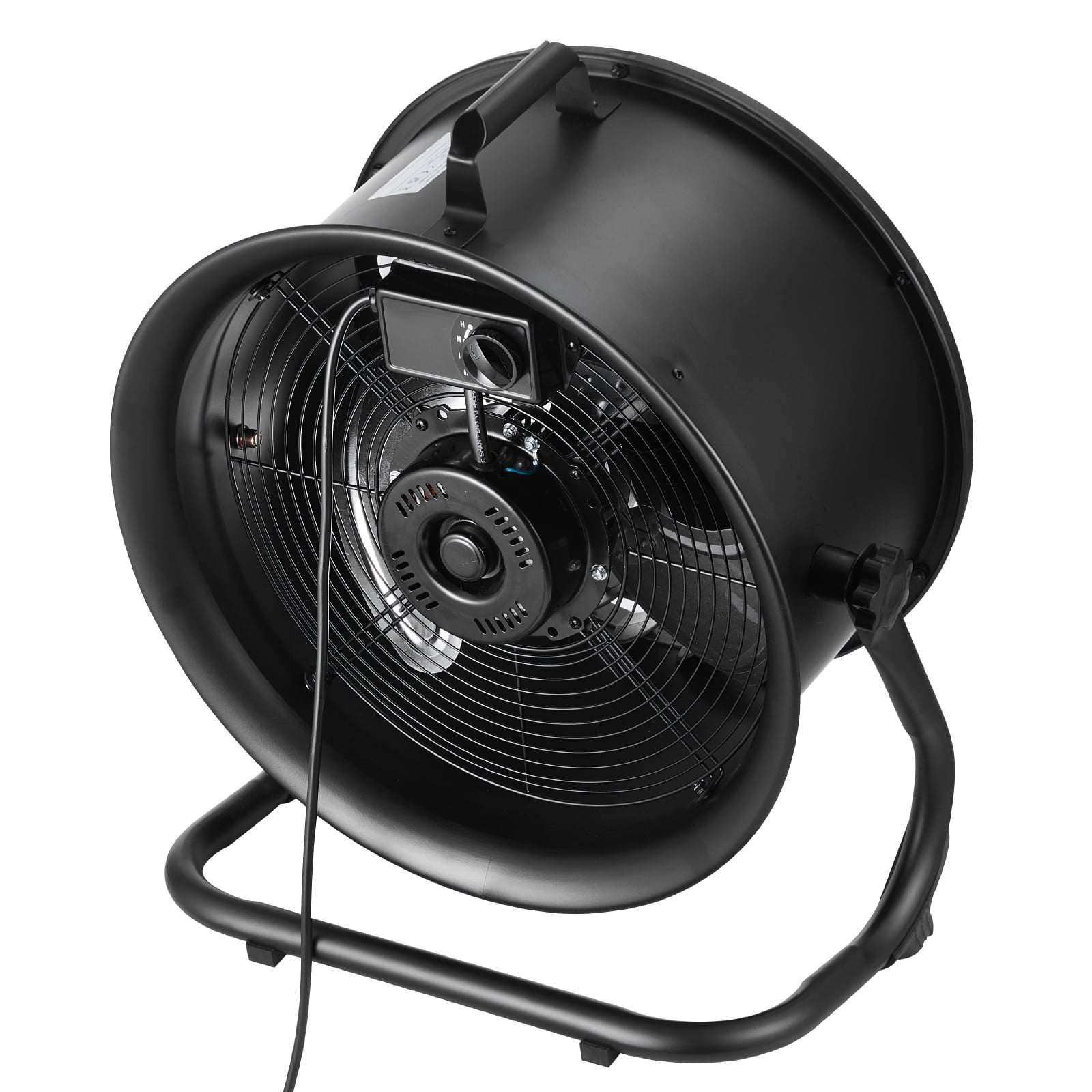 KFFKFF 14-Inch High Velocity Industrial Floor Fan, 3-Speed Adjustable, 2520 CFM Airflow, 360° Tilt, Durable Metal Design for Home, Gym, Office, Garage, and Commercial Spaces