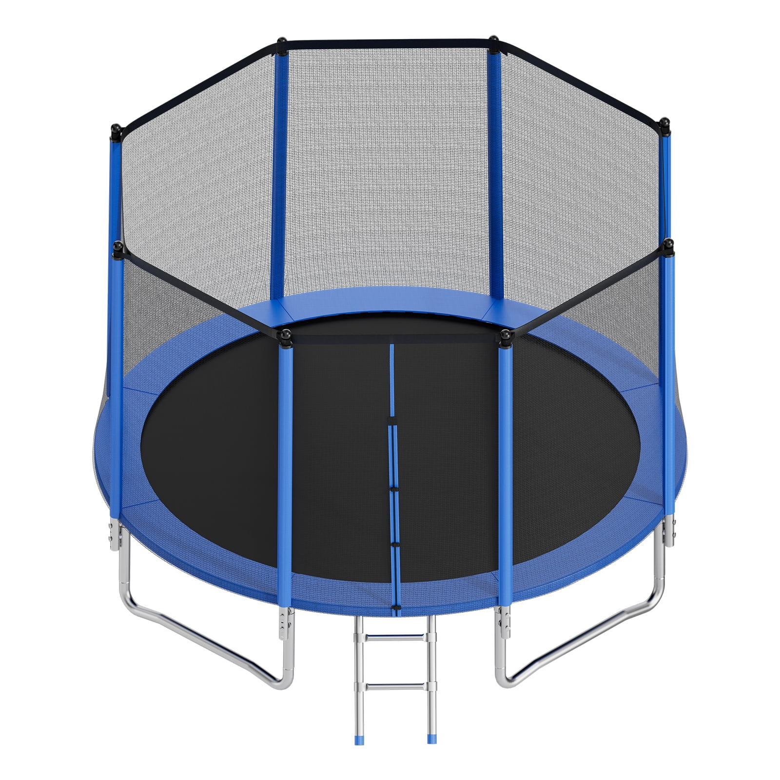KFFKFF 14FT Outdoor Trampoline with Safety Enclosure, ASTM Certified ...