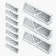 thumbnail image 1 of KFFKFF 15-Inch Floor Vents, Set of 10 Baseboard Vents, HVAC Robust Walk-On Iron Floor Grates, Anti-Rust and Anti-Flaking Air Vent Redirector Adjustable with Metal Regulator, 1 of 9
