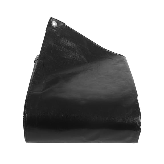 KFFKFF 15 x 20 ft Pond Liner, 14 Mil Thick, 3-Layer Reinforced PE Liner for Outdoor Fish Ponds, with Hemmed Edge and 4 Metal Grommets, Ideal for Water Gardens, Waterfalls, and Fountains, Black