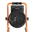 thumbnail image 1 of KFFKFF 1500W Electric Greenhouse Heater with Adjustable Fan Modes, IPX4 Waterproof Design, 25° Tilt Function, Overheat Protection, Ideal for Grow Tents, Small Greenhouses, Flower Rooms, 1 of 9