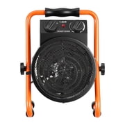 KFFKFF 1500W Electric Greenhouse Heater with Adjustable Fan Modes, IPX4 Waterproof Design, 25° Tilt Function, Overheat Protection, Ideal for Grow Tents, Small G